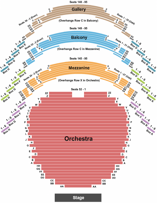 Carol Morsani Hall MJ Seating Chart